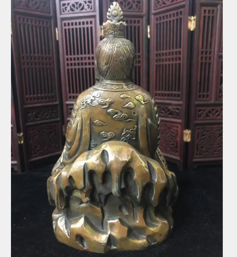 China brass Taoism Taishang Laojun crafts statue