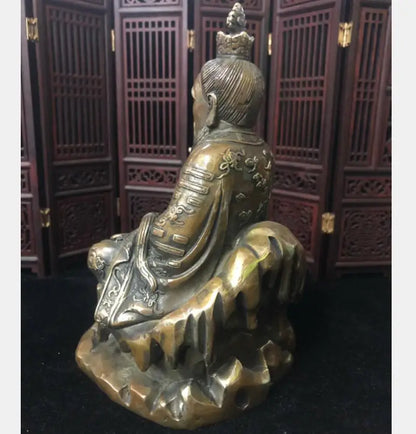 China brass Taoism Taishang Laojun crafts statue