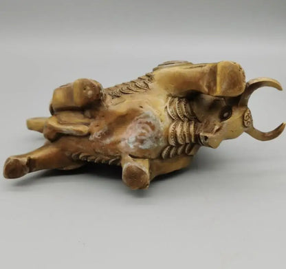 China brass Wall Street cow wealth crafts statue