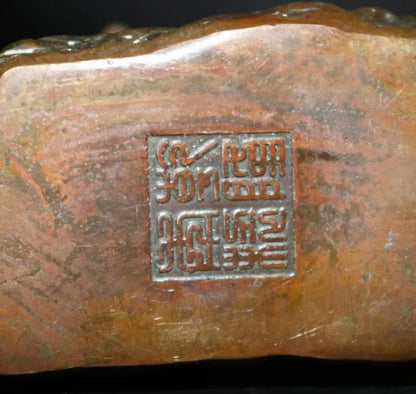 China brass archaize Buddha crafts statue