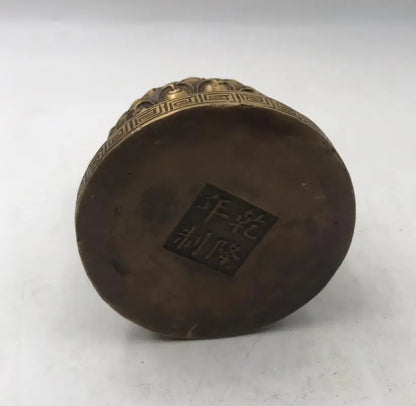 China brass archaize Buddha crafts statue