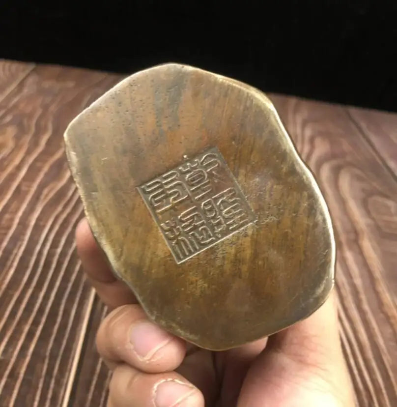 China brass archaize DARUMA Patriarch crafts statue