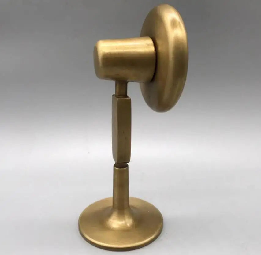China brass archaize Electric fan shape Incense burner crafts statue