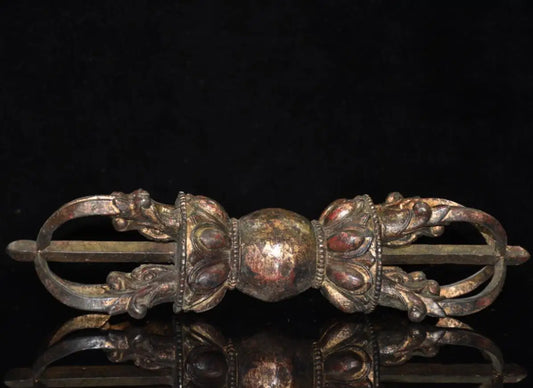 China brass archaize Exorcism Vajra crafts statue