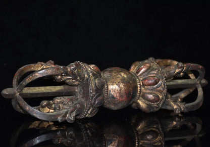 China brass archaize Exorcism Vajra crafts statue