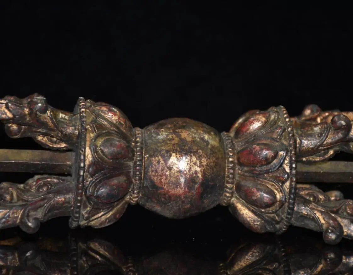 China brass archaize Exorcism Vajra crafts statue