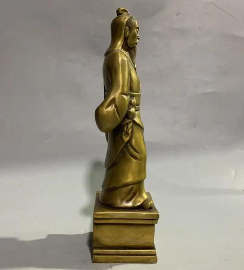 China brass archaize God doctor Hua Tuo crafts statue