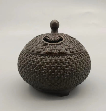 China brass archaize Incense burner crafts statue