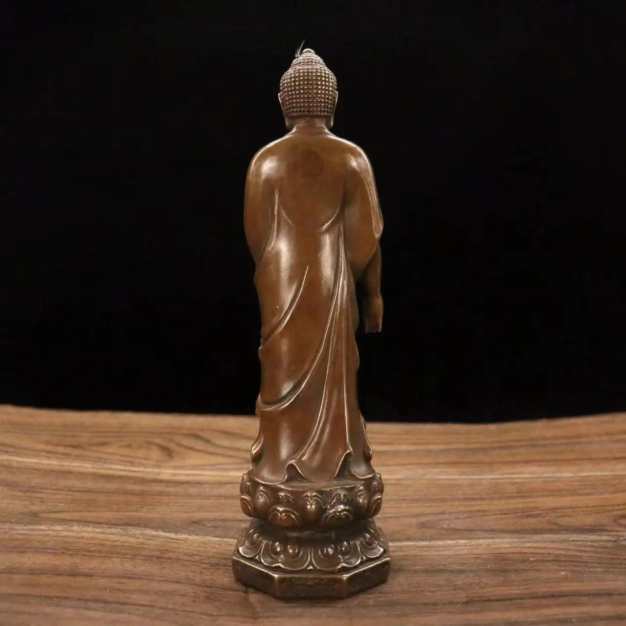 China brass archaize Sakyamuni Buddha crafts bronze statue Ornaments