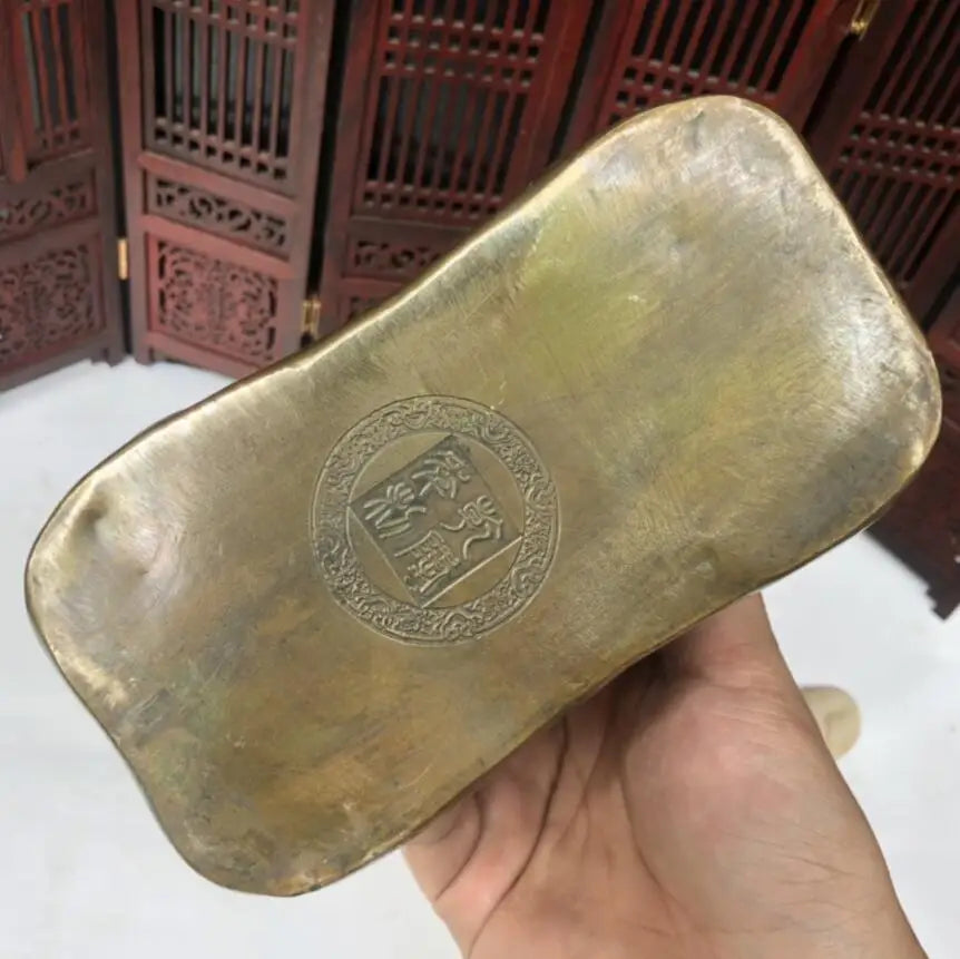 China brass archaize Sakyamuni Buddha crafts statue
