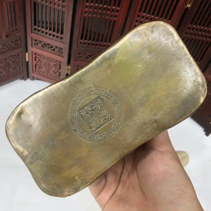 China brass archaize Sakyamuni Buddha crafts statue