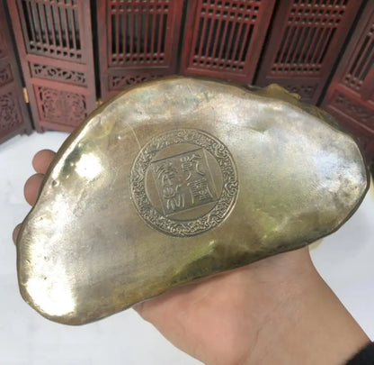 China brass archaize Sakyamuni Buddha crafts statue