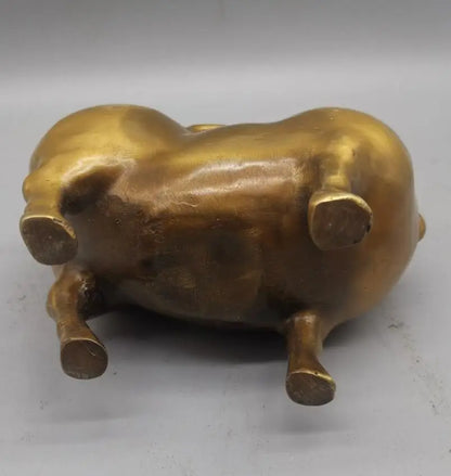 China brass archaize Tang Dynasty horse crafts statue