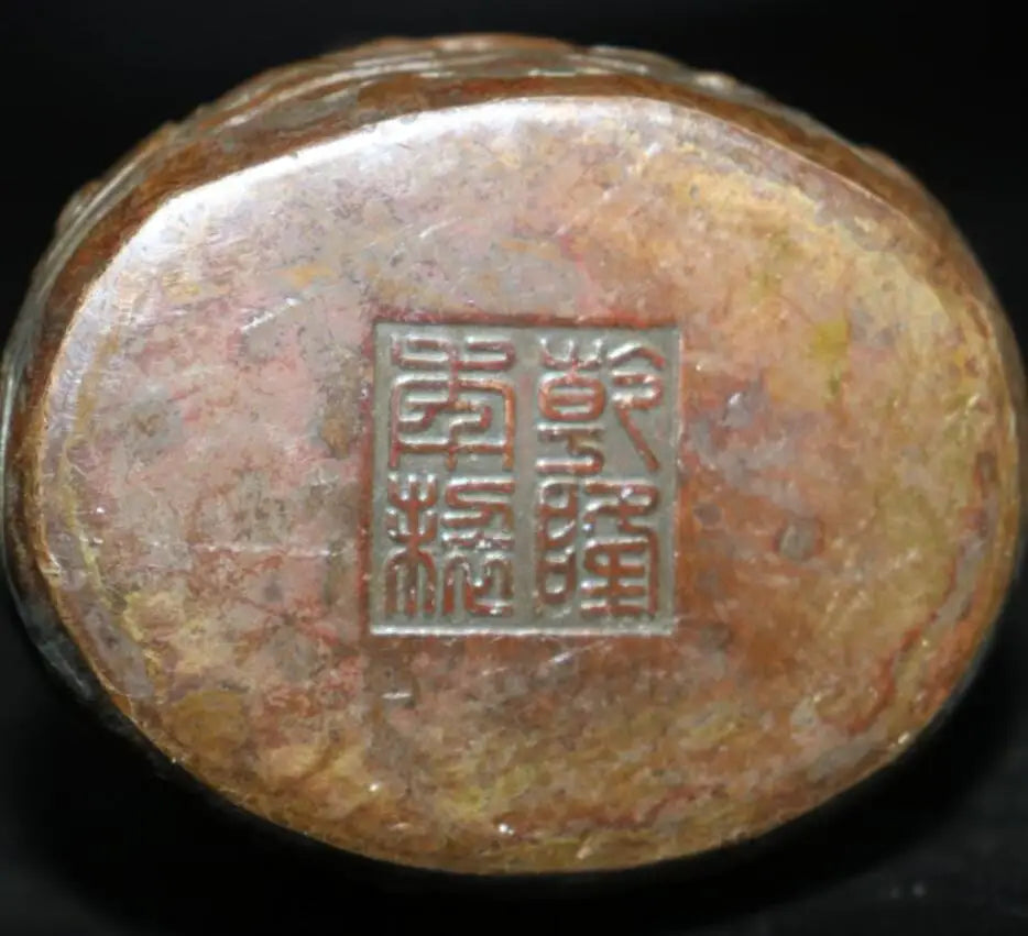 China brass archaize Taoist founder Lao tze crafts statue