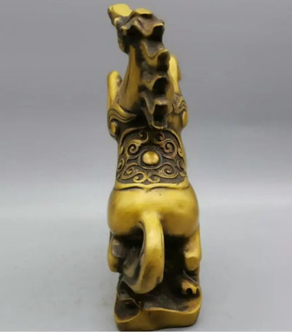 China brass archaize blessing horse crafts statue