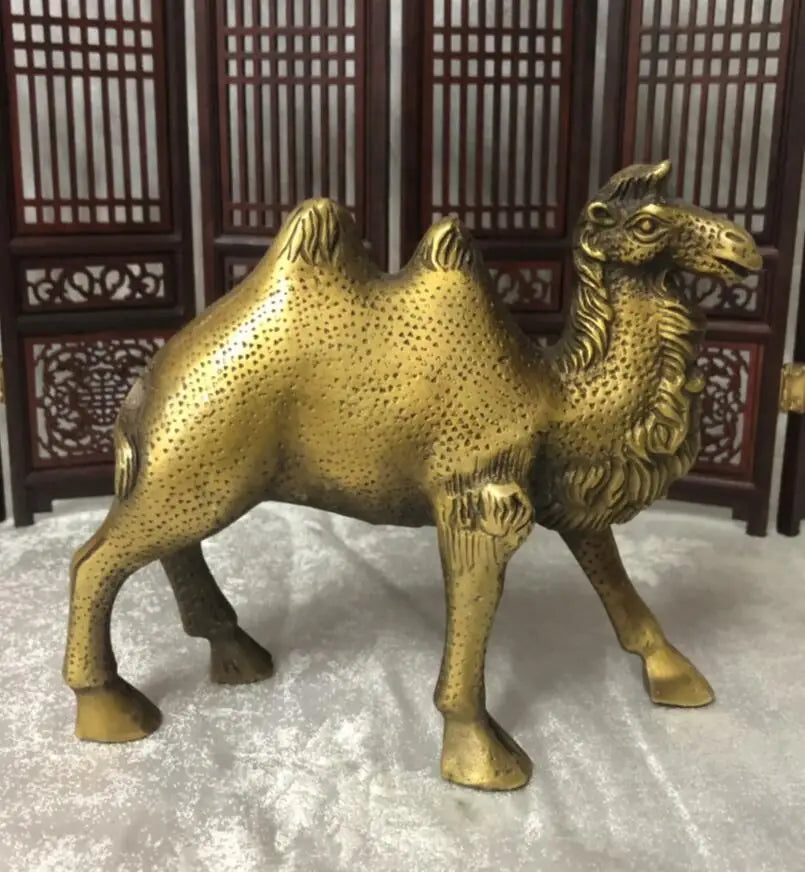 China brass archaize camel crafts statue