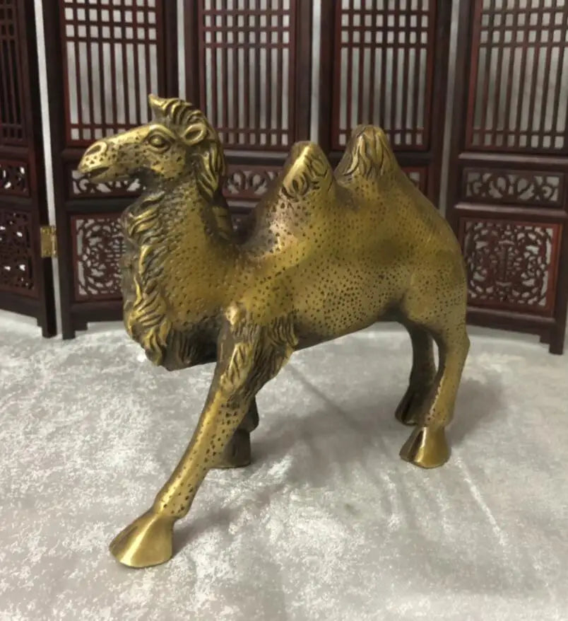 China brass archaize camel crafts statue