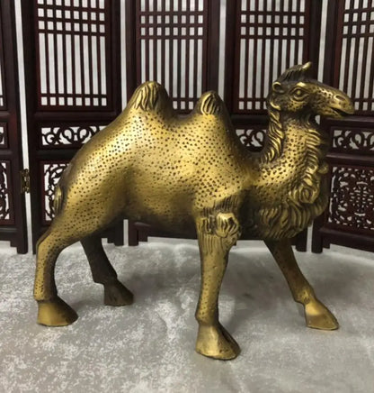 China brass archaize camel crafts statue