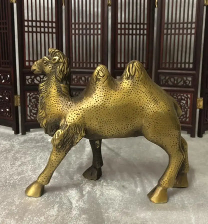 China brass archaize camel crafts statue