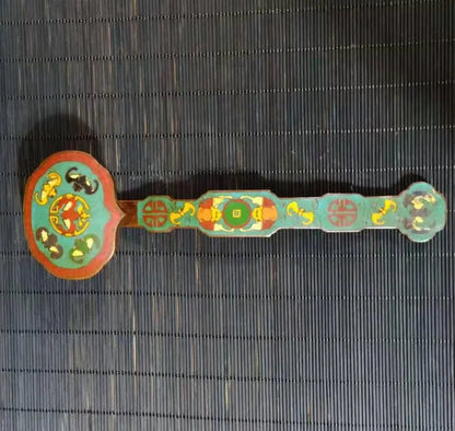 China brass archaize cloisonne Good luck crafts statue