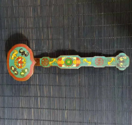 China brass archaize cloisonne Good luck crafts statue