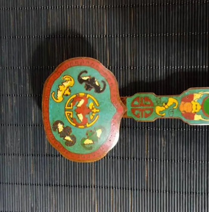 China brass archaize cloisonne Good luck crafts statue