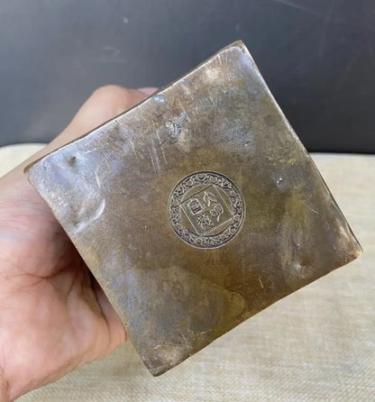 China brass archaize five saint crafts statue