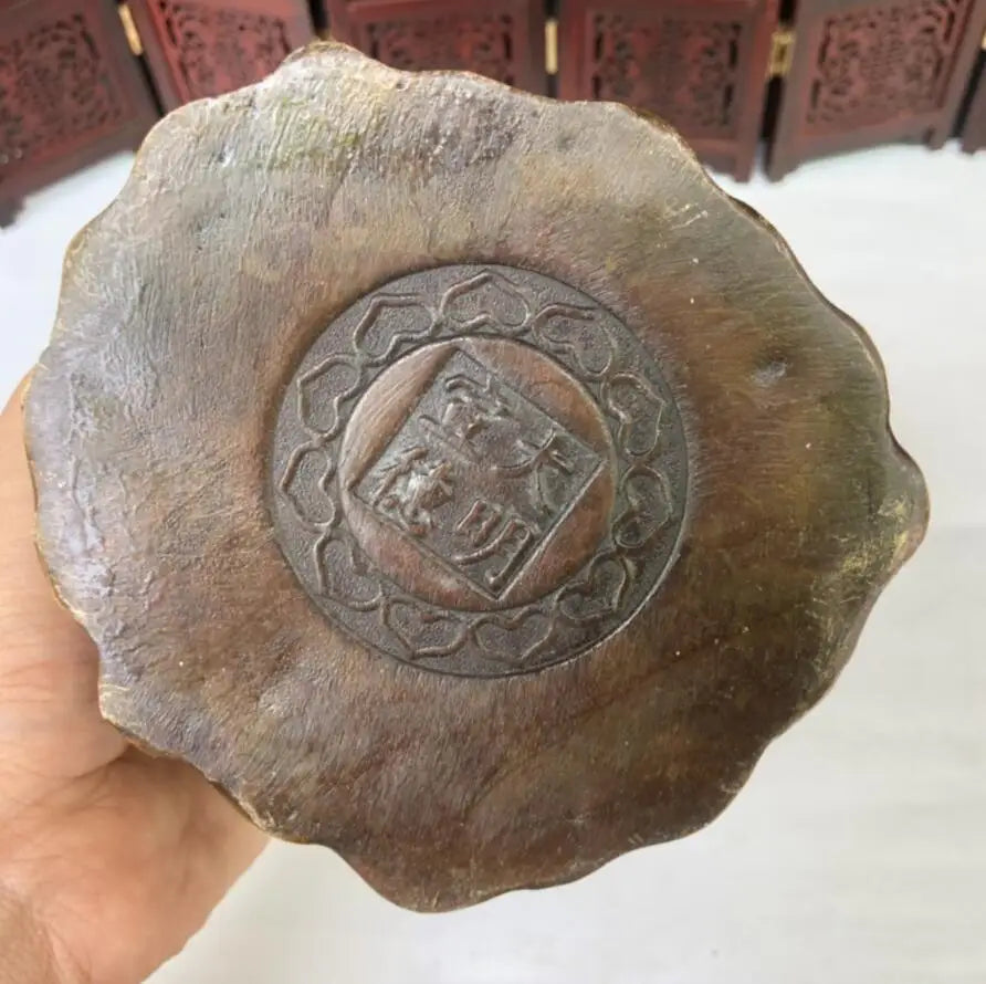 China brass archaize god of wealth crafts statue