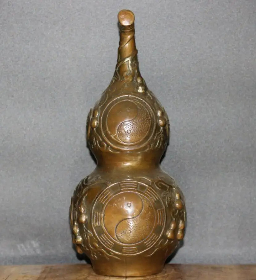 China brass archaize gourd crafts statue