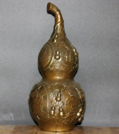 China brass archaize gourd crafts statue