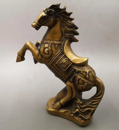 China brass archaize horse crafts statue