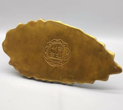 China brass archaize peacock crafts statue