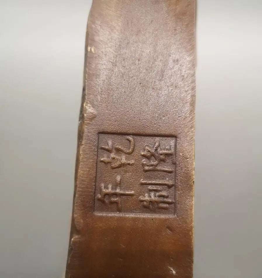 China brass archaize recruit wealth horse crafts statue