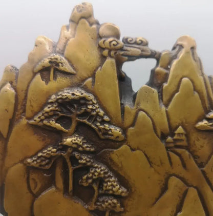 China brass archaize recruit wealth horse crafts statue