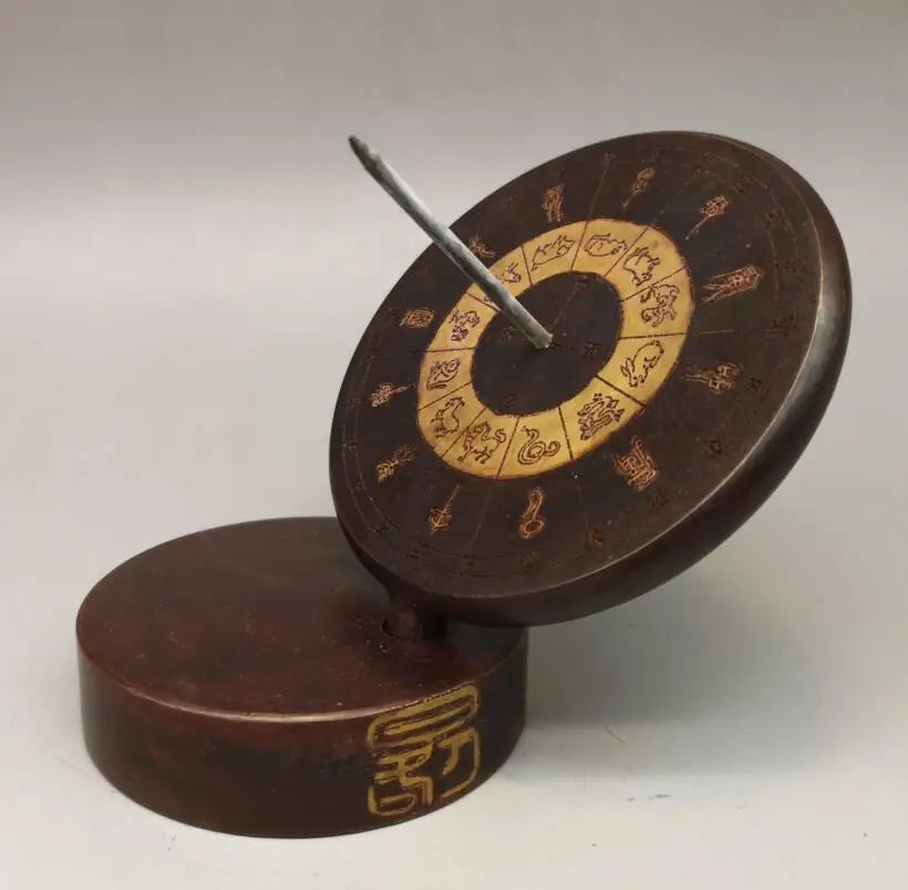 China brass archaize sundials crafts statue