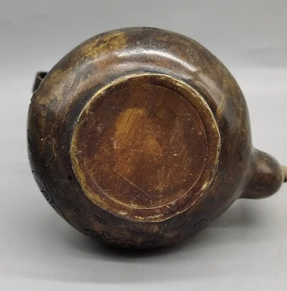 China brass archaize teapot crafts statue
