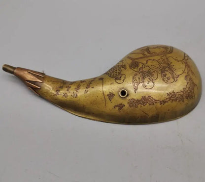 China brass archaize water bag shape teapot crafts statue