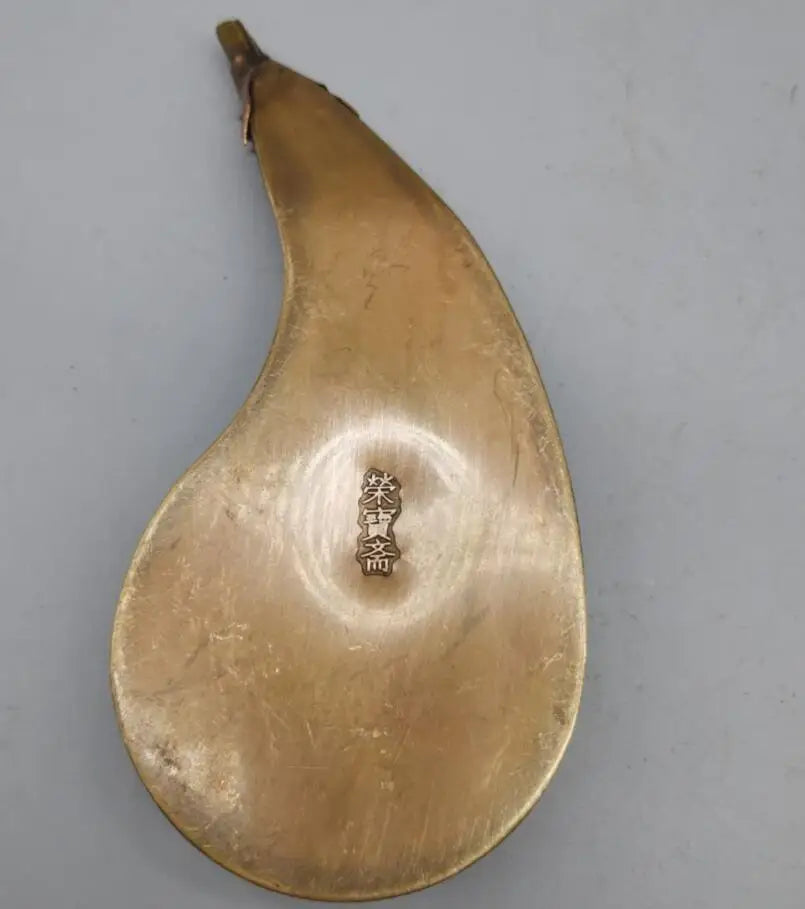 China brass archaize water bag shape teapot crafts statue