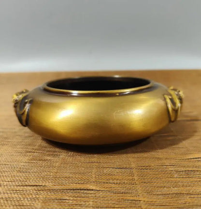 China brass bat Incense burner crafts statue