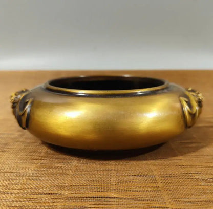 China brass bat Incense burner crafts statue