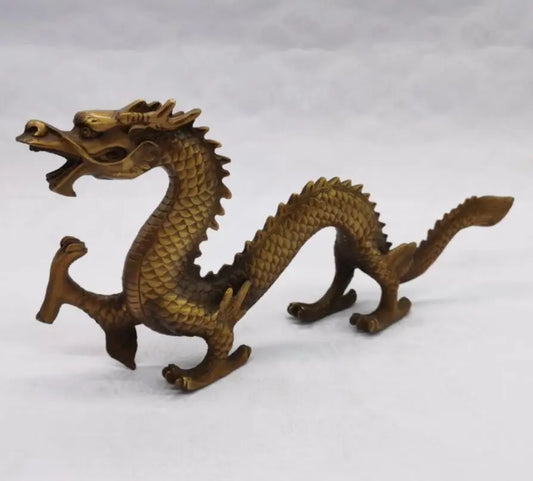 China brass dragon crafts statue