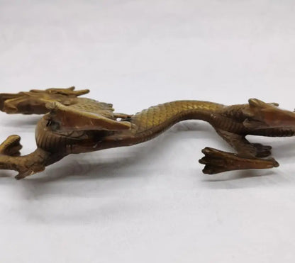China brass dragon crafts statue