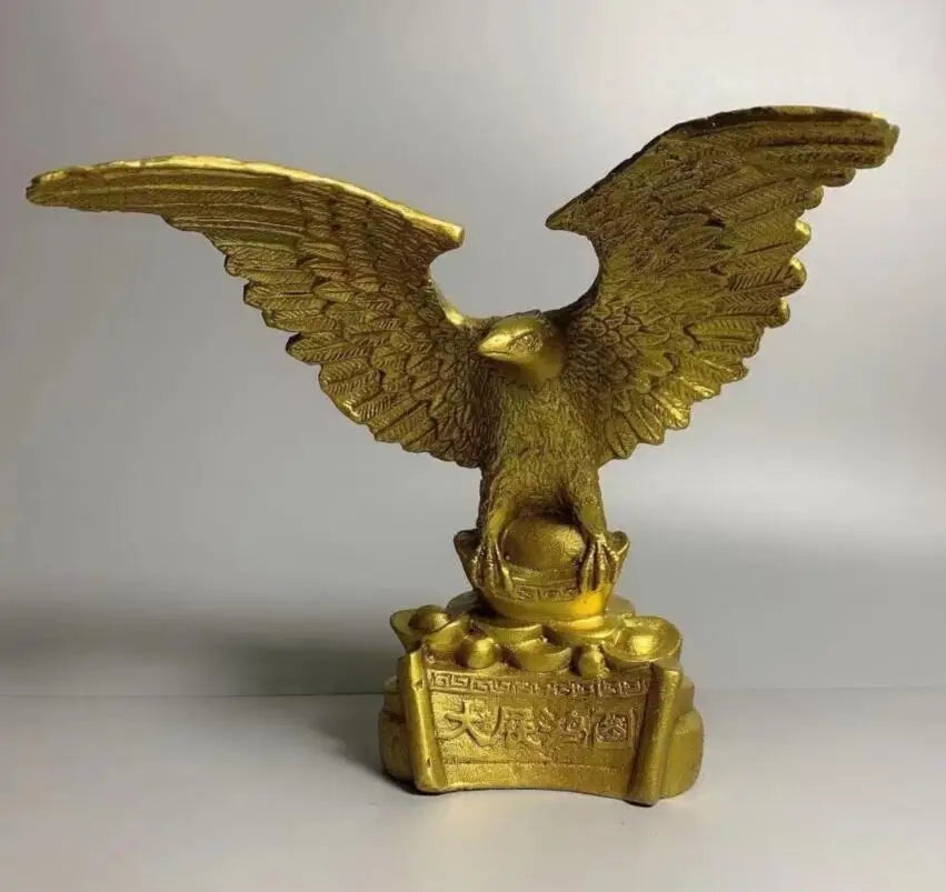 China brass eagle small crafts statue