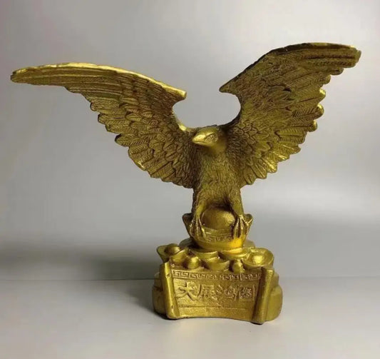 China brass eagle small crafts statue
