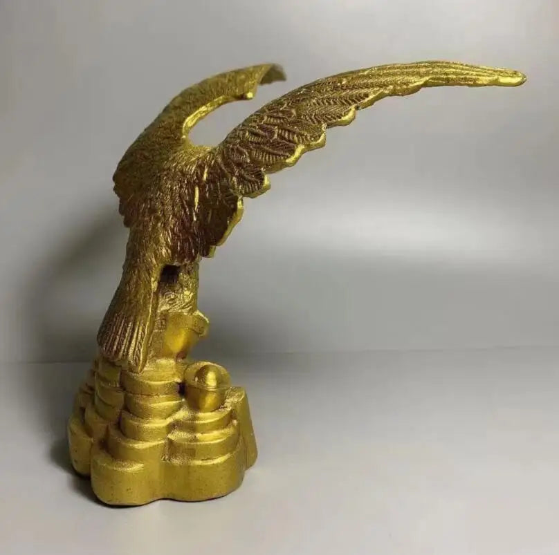 China brass eagle small crafts statue
