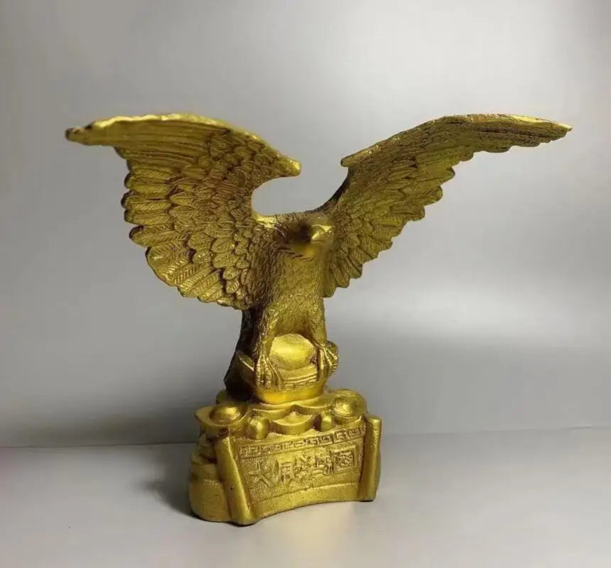 China brass eagle small crafts statue