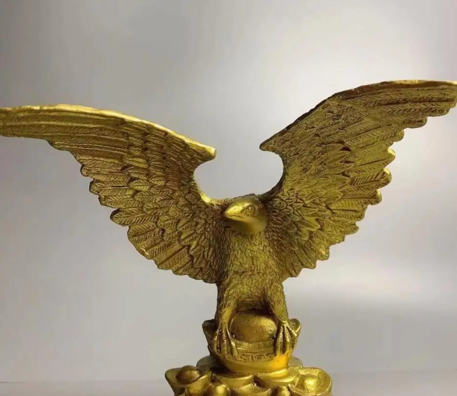 China brass eagle small crafts statue