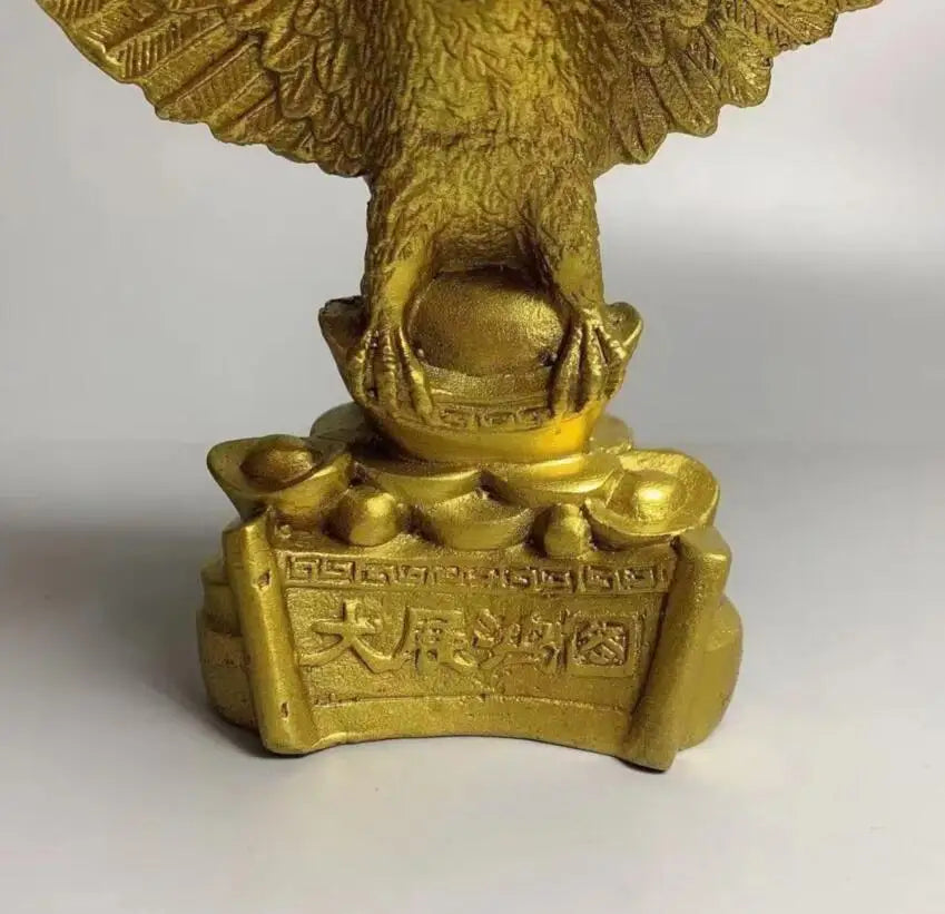 China brass eagle small crafts statue