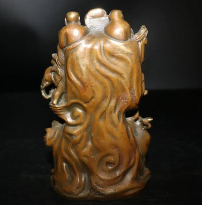 China brass eighteen Rohan Buddha crafts statue