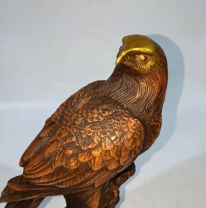 China brass exquisite workmanship eagle crafts statue